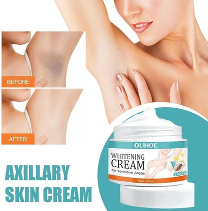 Sensitive Area Whitening Cream for Private Parts, Underarms, Inner Thighs, and Dark Spot Lightening(30ml)